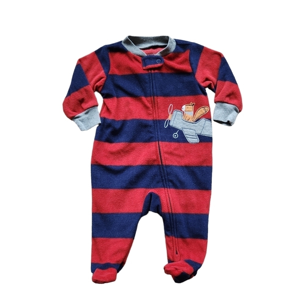 Carter's fleece sleeper with feet, 3 months